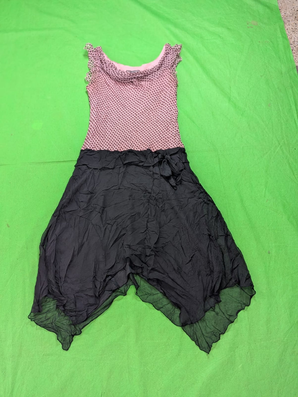 COWL NECK DRESS 100% Y2K