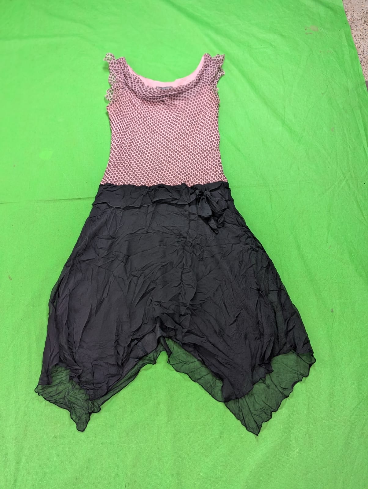COWL NECK DRESS 100% Y2K